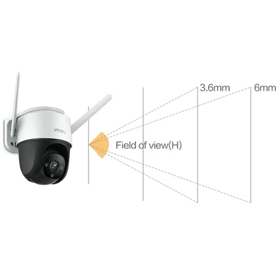 IMOU Cruiser kültéri 4MP, H265, 3.6mm (88°), IR30m, mikrofon/hangszóró, SD, fix lencsés Wi-Fi PT kamera IMOU Cruiser kültéri 4MP, H265, 3.6mm (88°), IR30m, mikrofon/hangszóró, SD, fix lencsés Wi-Fi PT kamera