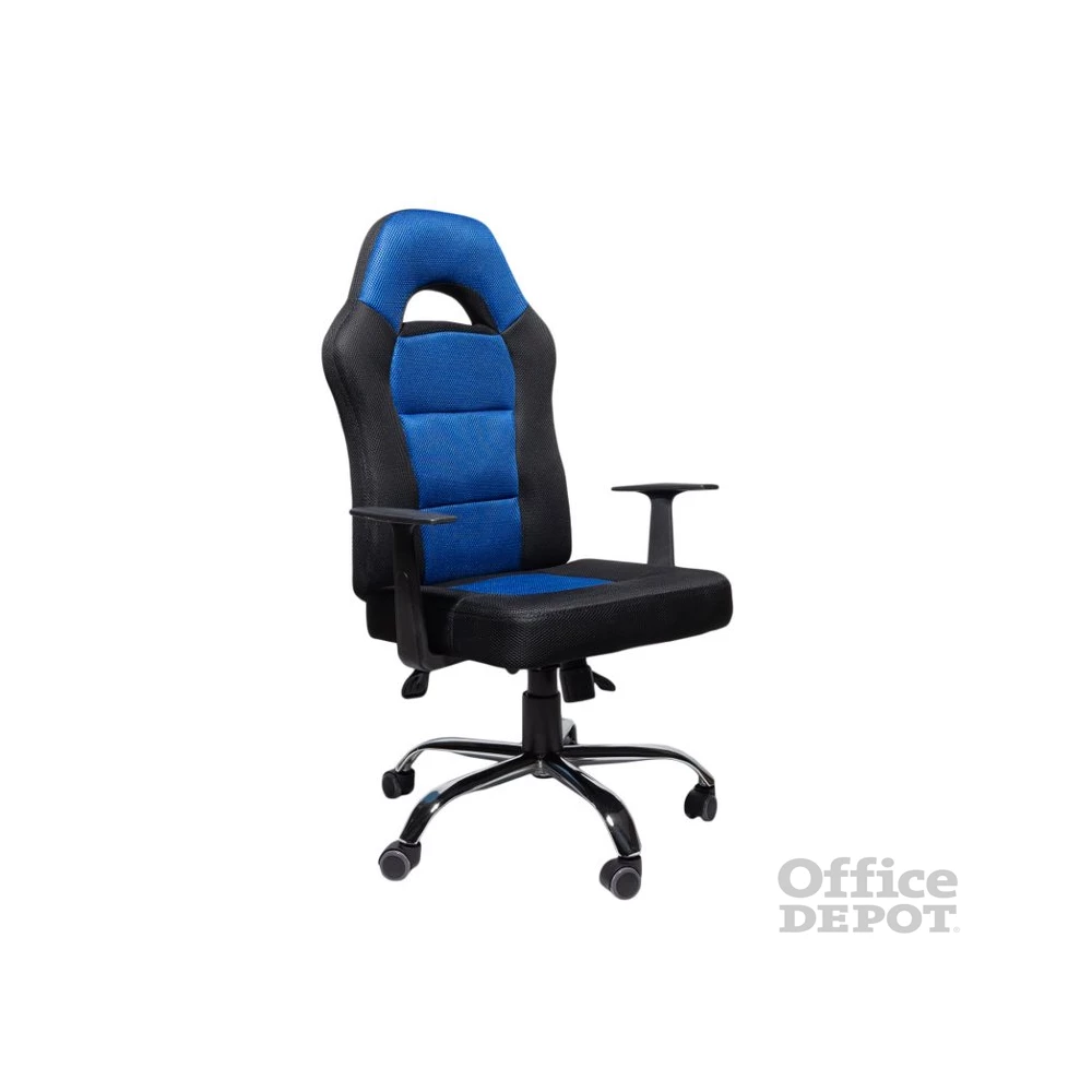 IRISOffice Admiral 2 kék/fekete szövetes irodai forgószék