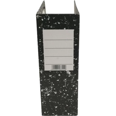 Office Depot D merevfalú 9cm karton fekete mákos mintás iratpapucs Office Depot D merevfalú 9cm karton fekete mákos mintás iratpapucs