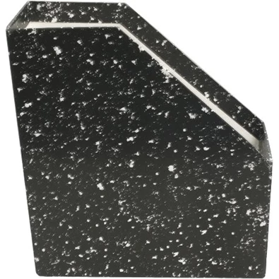Office Depot D merevfalú 9cm karton fekete mákos mintás iratpapucs Office Depot D merevfalú 9cm karton fekete mákos mintás iratpapucs