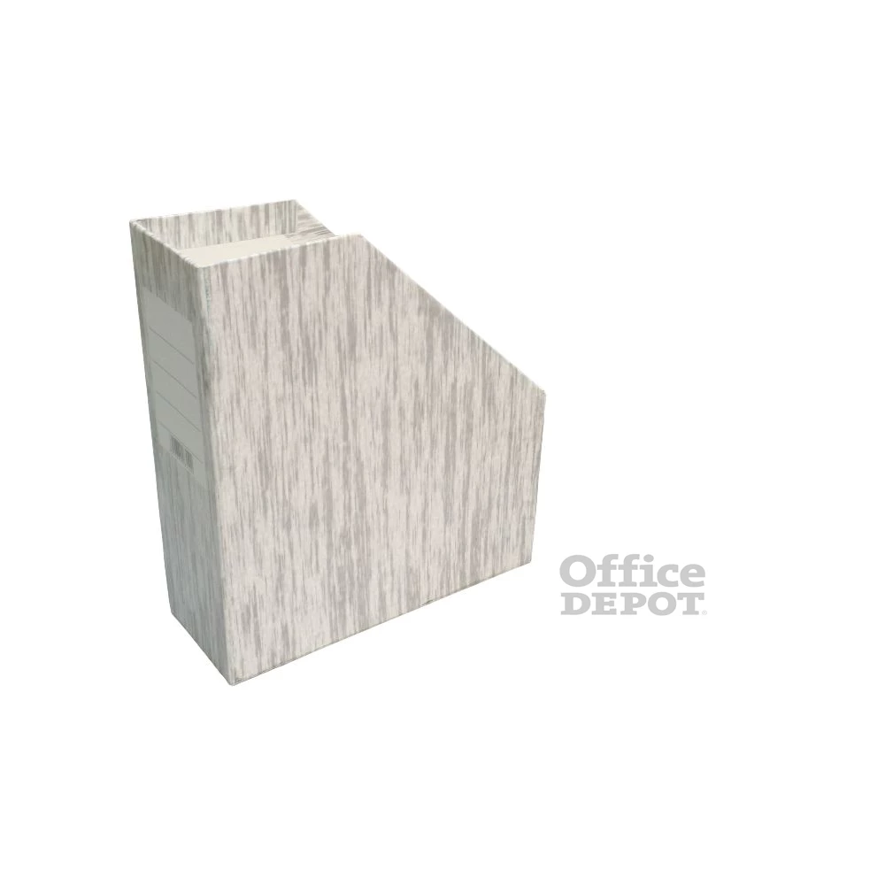 Office Depot D merevfalú 9cm karton szürke textil mintás iratpapucs