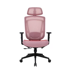 IRISOffice Nimbus piros ergonómikus, szövet-hálós irodai forgószék fej és háttámasszal