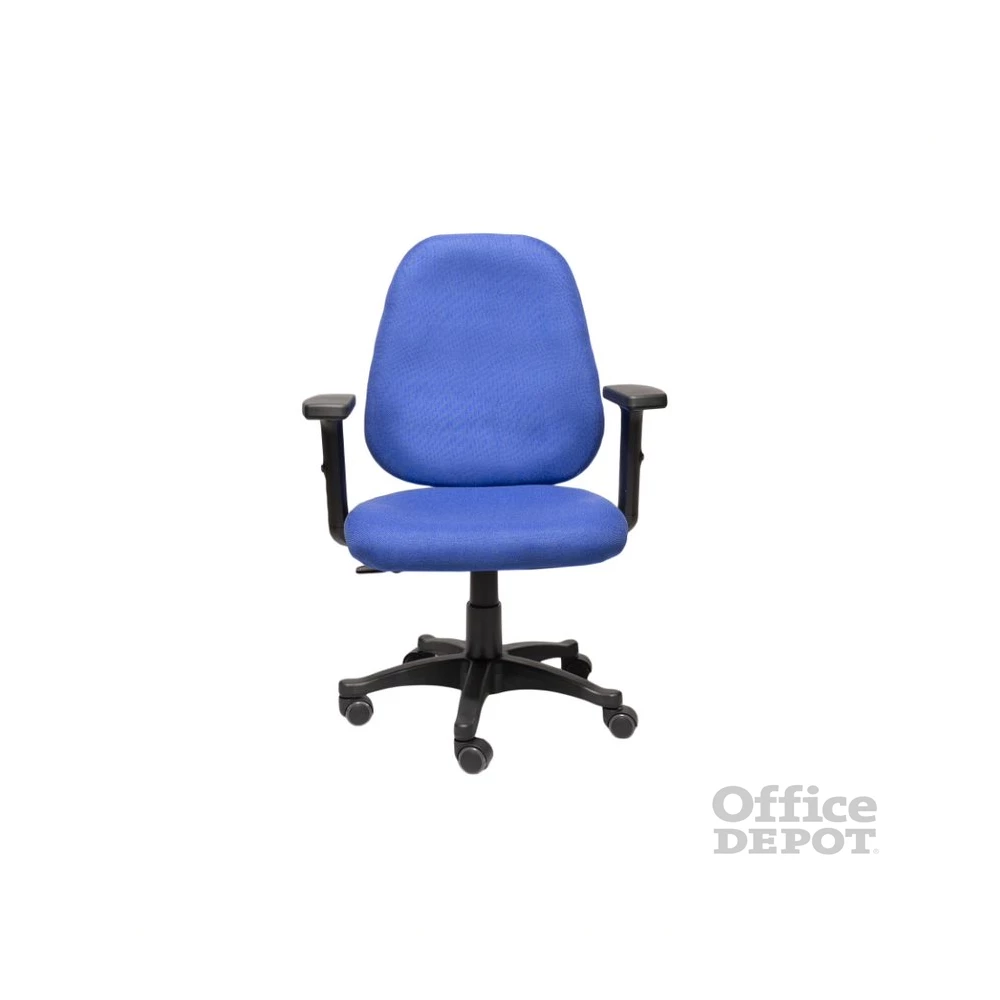IRISOffice Ticia kék állítható karfás irodai forgószék