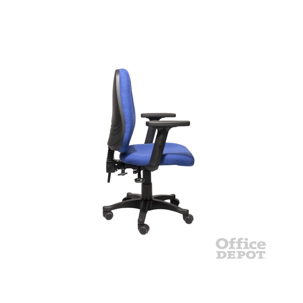 IRISOffice Ticia kék állítható karfás irodai forgószék