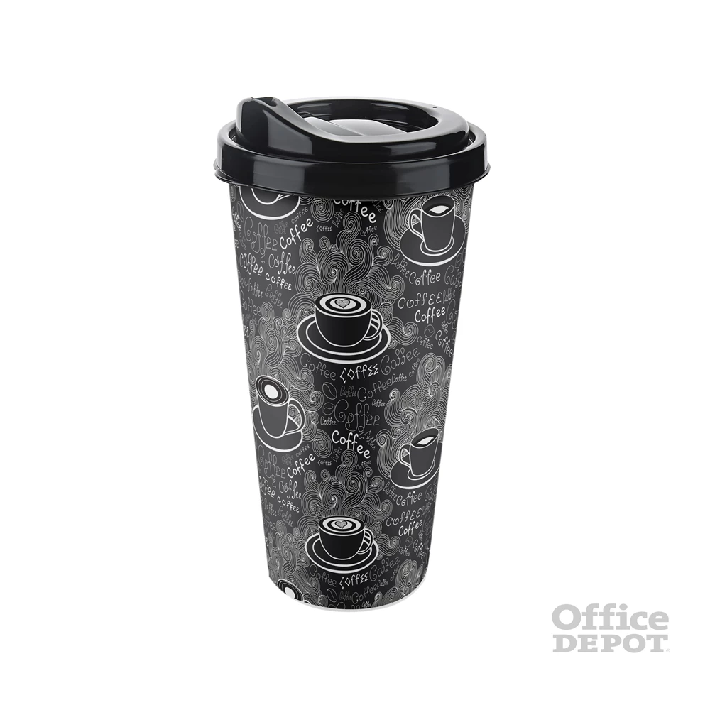 IRIS BIG COFFEE CUP kávéspohár tetővel 650ml AP-9220