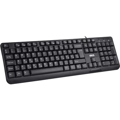 IRIS B-13 USB fekete billentyűzet IRIS B-13 USB fekete billentyűzet