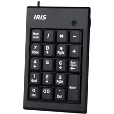 IRIS B-15 USB fekete numerikus billentyűzet IRIS B-15 USB fekete numerikus billentyűzet