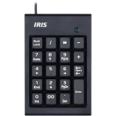 IRIS B-15 USB fekete numerikus billentyűzet IRIS B-15 USB fekete numerikus billentyűzet
