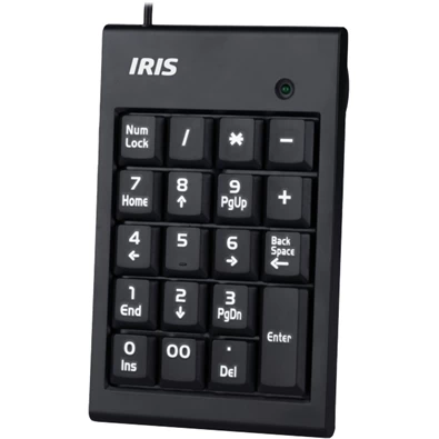 IRIS B-15 USB fekete numerikus billentyűzet IRIS B-15 USB fekete numerikus billentyűzet