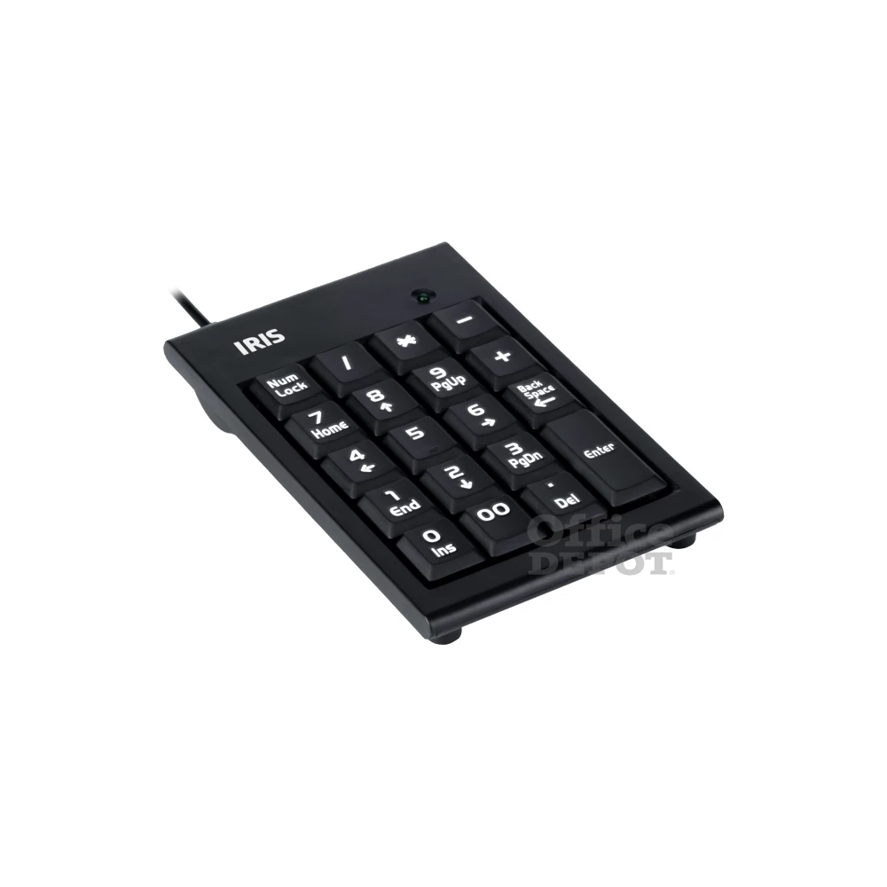 IRIS B-15 USB fekete numerikus billentyűzet
