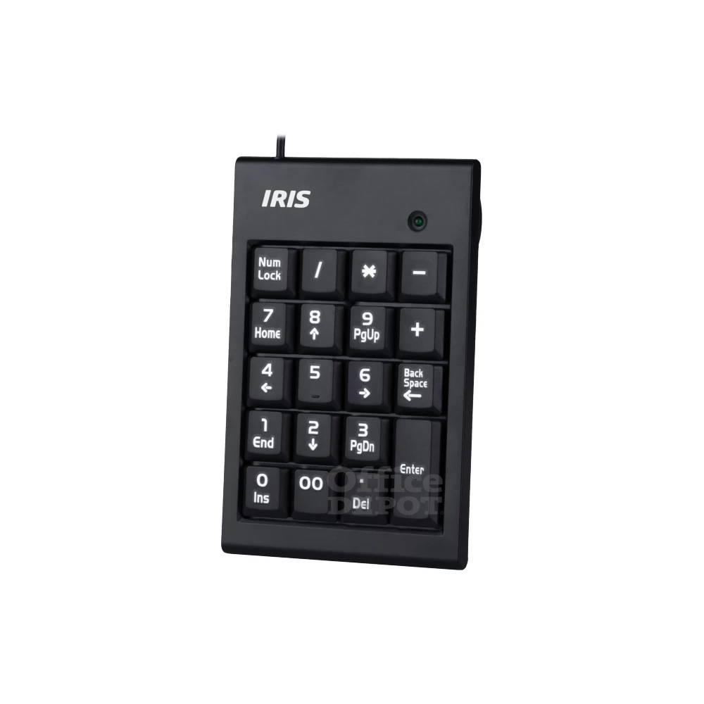 IRIS B-15 USB fekete numerikus billentyűzet
