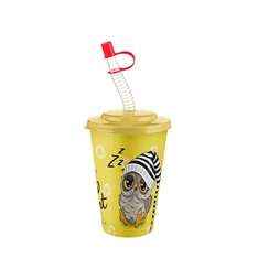 IRIS CUTE pohár szívószállal 400ml AP-9127 IRIS CUTE pohár szívószállal 400ml AP-9127