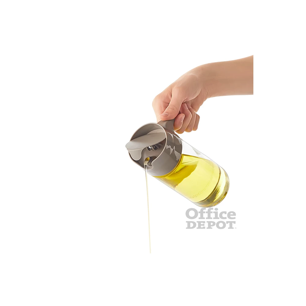IRIS C-00413 Olaj és ecet üveg kiöntő 500ml , szürke vagy fekete színű
