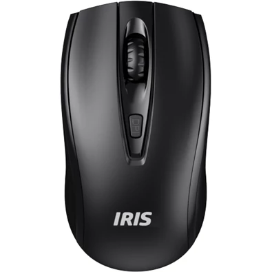 IRIS E-24 vezeték nélküli fekete egér IRIS E-24 vezeték nélküli fekete egér