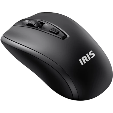 IRIS E-24 vezeték nélküli fekete egér IRIS E-24 vezeték nélküli fekete egér