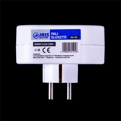 IRIS Electric IEA-2W fali elosztó két aljzattal 2X16A IRIS Electric IEA-2W fali elosztó két aljzattal 2X16A