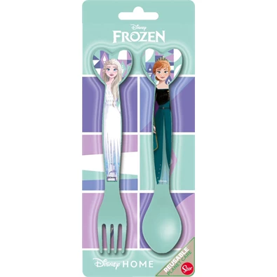 IRIS FROZEN Disney 2 részes műanyag evőeszköz szett IRIS FROZEN Disney 2 részes műanyag evőeszköz szett