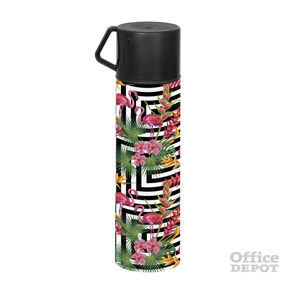 IRIS Flamingo vákuum palack bögrével 410ml 161712-019