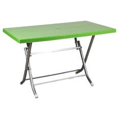 IRIS GF-230G ECO összecsukható zöld asztal fém lábbal 70x120 cm IRIS GF-230G ECO összecsukható zöld asztal fém lábbal 70x120 cm
