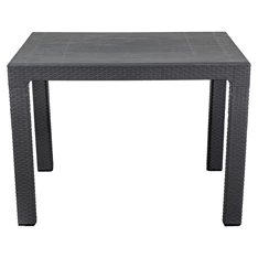 IRIS GF-240A ECO antracit műanyag kerti asztal rattan 70x100cm IRIS GF-240A ECO antracit műanyag kerti asztal rattan 70x100cm