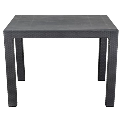 IRIS GF-240A ECO antracit műanyag kerti asztal rattan 70x100cm IRIS GF-240A ECO antracit műanyag kerti asztal rattan 70x100cm