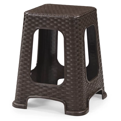 IRIS GF-400BR Star barna rattan zsámoly 35x35x46cm IRIS GF-400BR Star barna rattan zsámoly 35x35x46cm