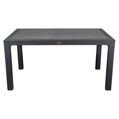 IRIS GF-210A ECO antracit műanyag kerti asztal rattan 90x150cm (Újracsomagolt) IRIS GF-210A ECO antracit műanyag kerti asztal rattan 90x150cm (Újracsomagolt)