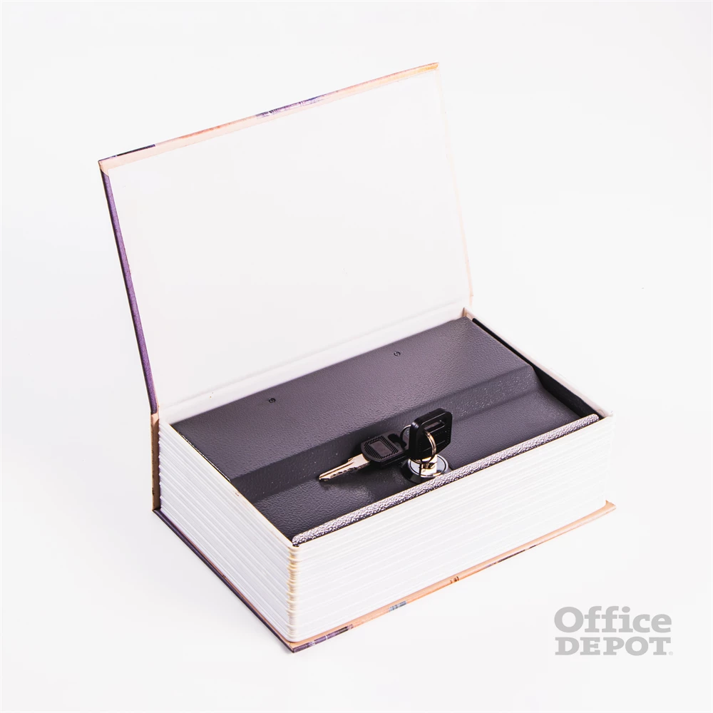 IRIS IBS18 kulccsal nyitható könyv széf 180x115x55mm