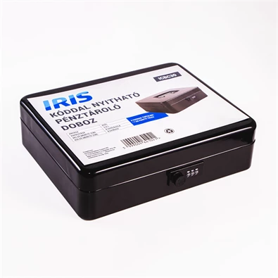 IRIS ICBC30 kóddal nyitható pénzkazetta 90x300x240mm IRIS ICBC30 kóddal nyitható pénzkazetta 90x300x240mm