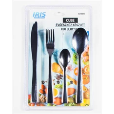IRIS KT-559 Cube 16 db-os ezüst evőeszköz készlet IRIS KT-559 Cube 16 db-os ezüst evőeszköz készlet