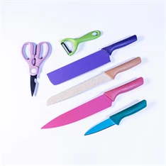 IRIS KT-242 RAINBOW 6 darabos konyhai kés szett IRIS KT-242 RAINBOW 6 darabos konyhai kés szett