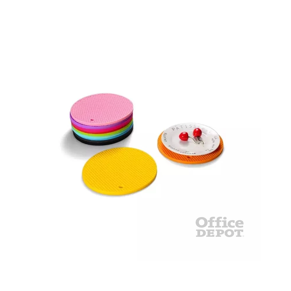 IRIS KT-488 17,5 cm-es, kör alakú szilikon edényalátét