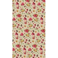 IRIS Karácsonyi tekercses KRAFT csomagolópapír, 200x70cm, különböző mintákkal, 60g/m2 IRIS Karácsonyi tekercses KRAFT csomagolópapír, 200x70cm, különböző mintákkal, 60g/m2