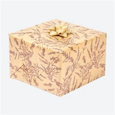 IRIS Karácsonyi tekercses KRAFT csomagolópapír,  200x70cm, különböző mintákkal, 60g/m2