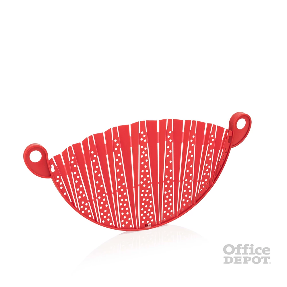 IRIS L-00569 szűrő tésztavíz leöntéshez, elefántcsont, antracit, rószaszín vagy piros színű