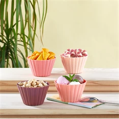 IRIS L-00606 Gala snack tál rózsaszín 250ml IRIS L-00606 Gala snack tál rózsaszín 250ml