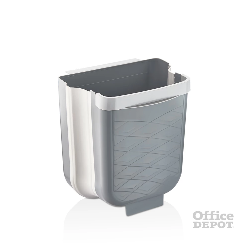 IRIS L-00869-2 összecsukható, ajtóra akasztható szemetes 6 liter, szürke