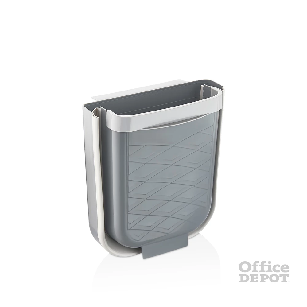 IRIS L-00869-2 összecsukható, ajtóra akasztható szemetes 6 liter, szürke