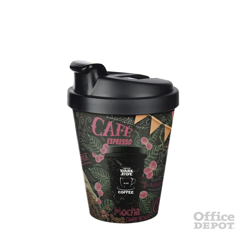 IRIS MOTTO TERMO pohár tetővel 400ml AP-9221
