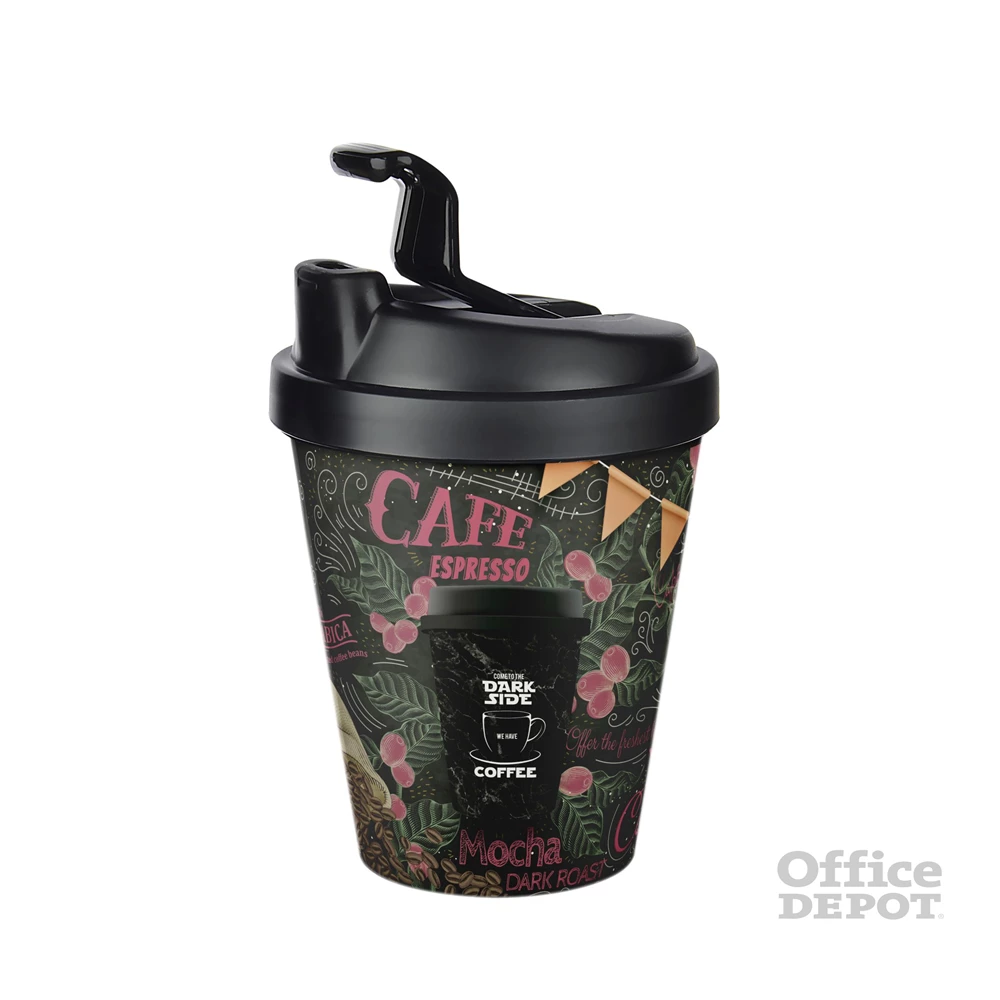 IRIS MOTTO TERMO pohár tetővel 400ml AP-9221