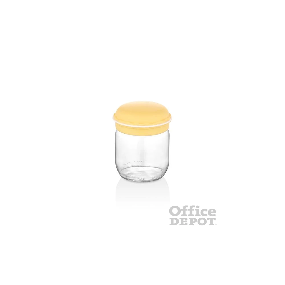 IRIS Macaron üveg fűszertartó 425ml, rózsaszín, menta, sárga vagy lila színű HN-1364