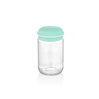 IRIS Macaron üveg fűszertartó 660ml, rózsaszín, menta, sárga vagy lila színű HN-1365 IRIS Macaron üveg fűszertartó 660ml, rózsaszín, menta, sárga vagy lila színű HN-1365