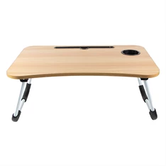 IRIS Összecsukható laptop asztal pohár és tablet tartóval