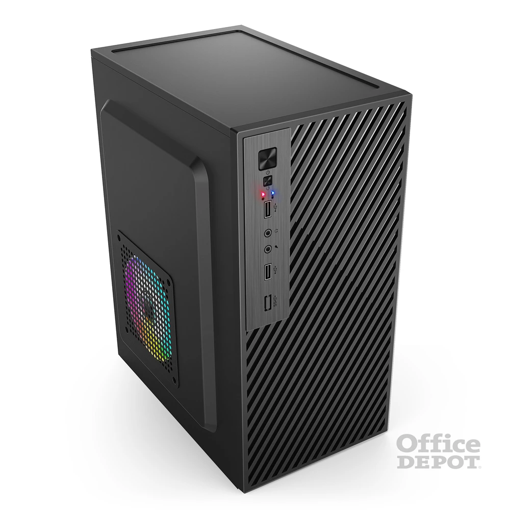 IRIS Q2515 fekete (táp nélküli) mATX számítógépház