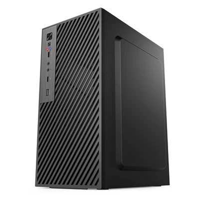 IRIS Q2515 fekete (táp nélküli) mATX számítógépház