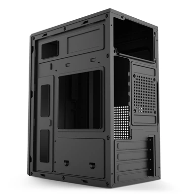 IRIS Q2515 fekete (táp nélküli) mATX számítógépház