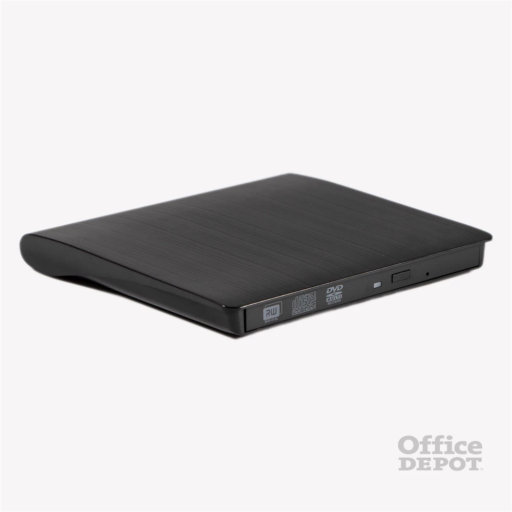IRIS SLIM EXTERNAL külső DVD író, USB 3.0, Read/write:CD/VCD/DVD, tálcás, DVD-RW, fekete