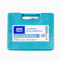 IRIS TOOLS DT-16-118 15 darabos szerszámkészlet + táska IRIS TOOLS DT-16-118 15 darabos szerszámkészlet + táska