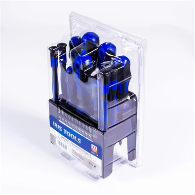 IRIS TOOLS DT-21-128 21 darabos csavarhúzó készlet IRIS TOOLS DT-21-128 21 darabos csavarhúzó készlet