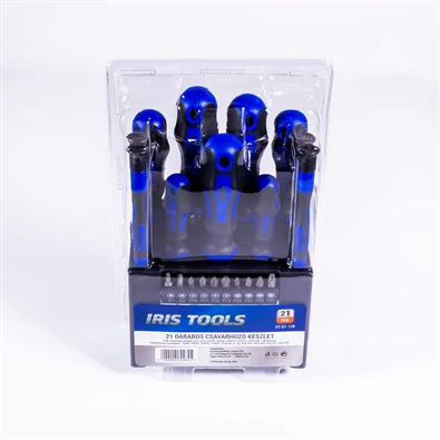 IRIS TOOLS DT-21-128 21 darabos csavarhúzó készlet IRIS TOOLS DT-21-128 21 darabos csavarhúzó készlet